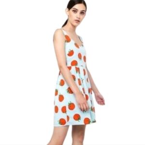 COMPAÑIA FANTASTICA Tomato Collection Lined Sundress, Designed in Spain